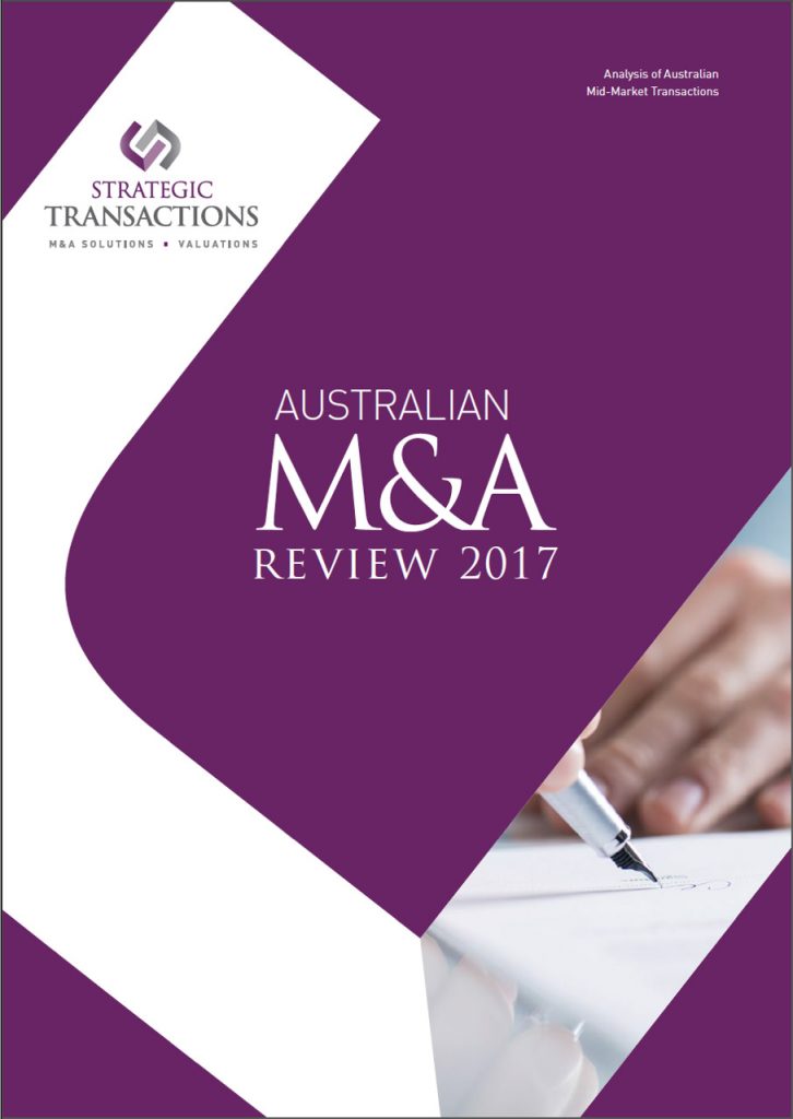 Australian M&A Review 2017 Front Page